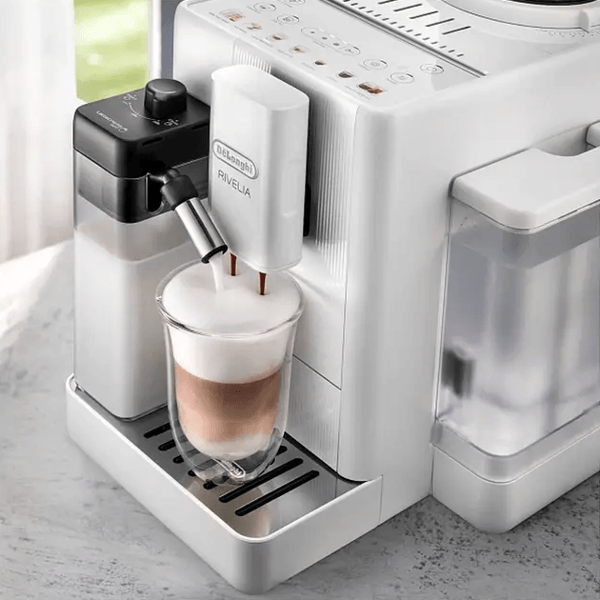 Coffee Machine DeLonghi EXAM420.55.WXL Rivelia Start, 1450W, 1.4L, Arctic White