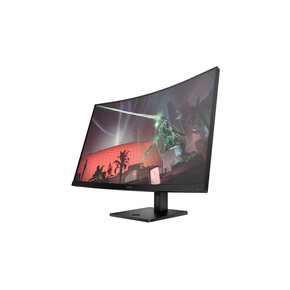 Curved Monitor HP 780K6AA OMEN, 31.5", QHD, VA, DP, HDMI, 3.5mm, Black
