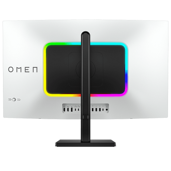 Monitor HP 9R181AA OMEN Transcend, 31.5", 4K UHD, QD-OLED, USB, Type-C, HDMI, DP, 3.5mm, Black/White