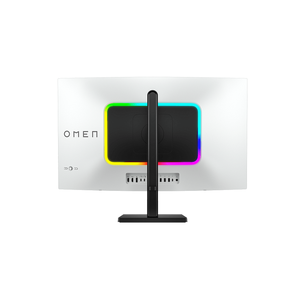 მონიტორი HP 9R181AA OMEN Transcend, 31.5", Monitor, 4K UHD, QD-OLED, USB, Type-C, HDMI, DP, 3.5mm, Black/White