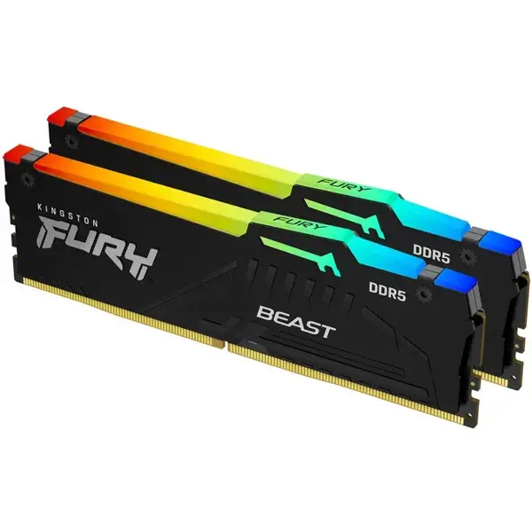RAM Kingston KF568C34BBEAK2-32 FURY Beast, 32GB, DDR5 DIMM, 6800MHz