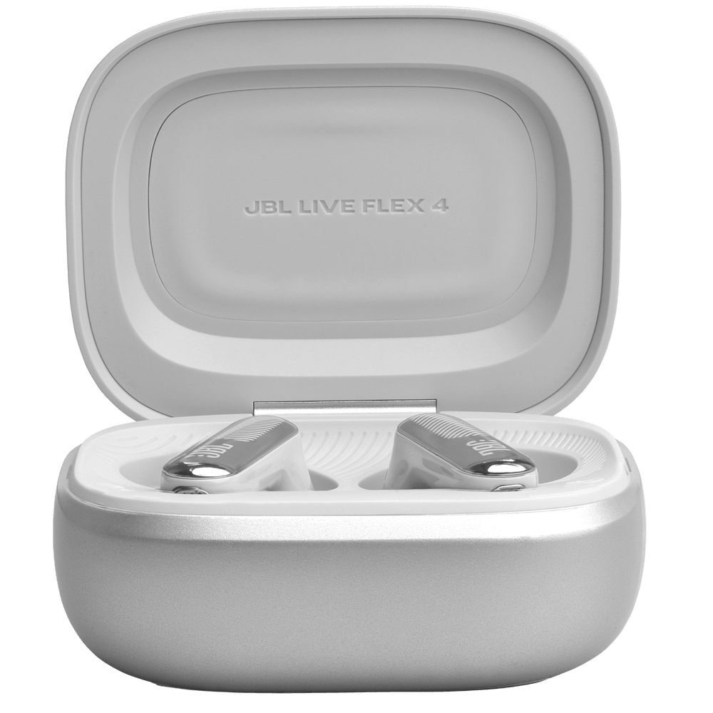 ყურსასმენი JBL JBLLIVEFLEX4SIL Live Flex 4, Earbuds, Wireless, Bluetooth, IP55, Silver