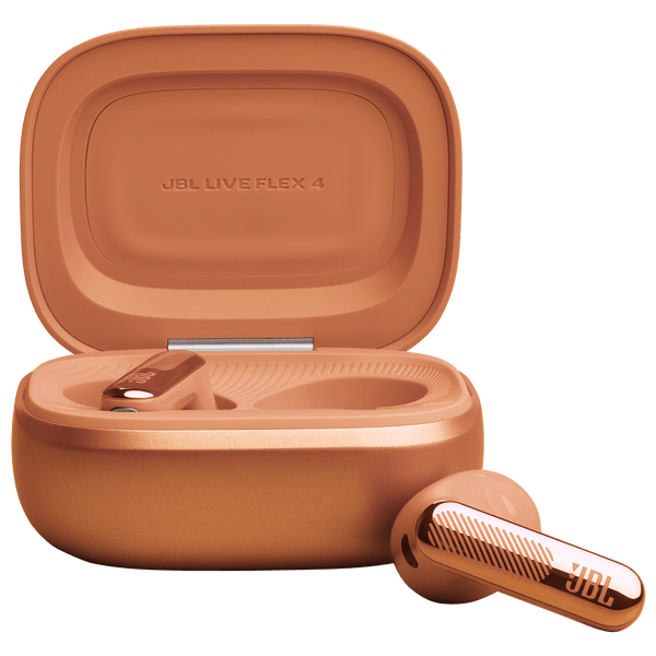 ყურსასმენი JBL JBLLIVEFLEX4ORG Live Flex 4, Earbuds, Wireless, Bluetooth, IP55, Orange