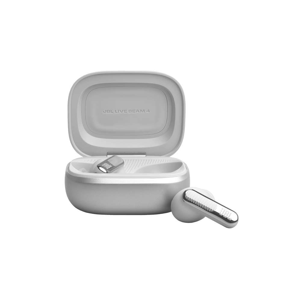 ყურსასმენი JBL JBLLIVEBEAM4SIL Live Beam 4, Earbuds, Wireless, Bluetooth, IP55, Silver