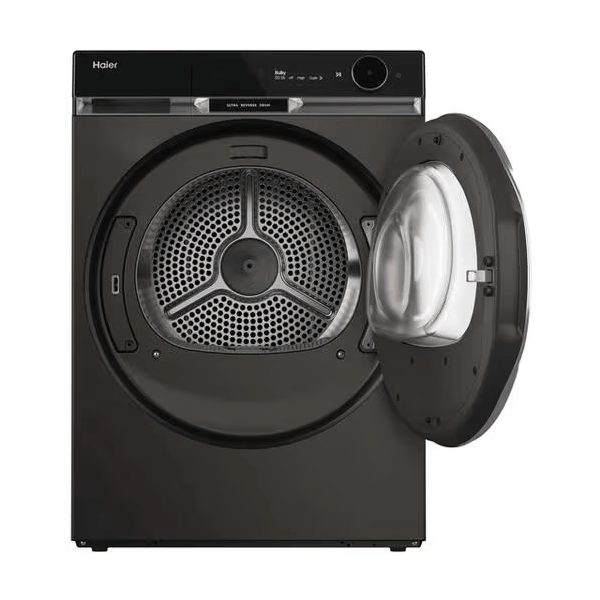 სარეცხის საშრობი მანქანა Haier HD90-BQ397GU1-S, 9Kg, B, Washing Dryer, Black
