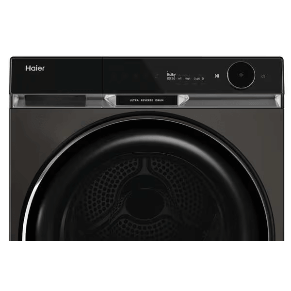სარეცხის საშრობი მანქანა Haier HD90-BQ397GU1-S, 9Kg, B, Washing Dryer, Black