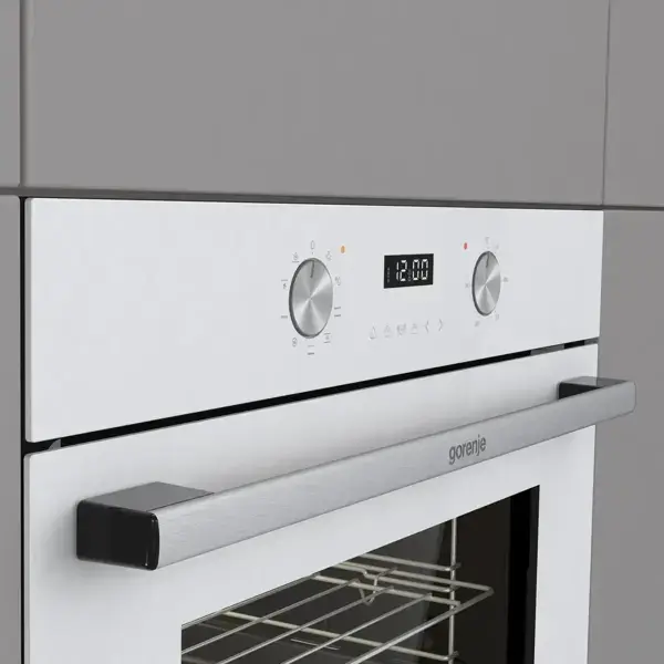 Built-In Electric Oven Gorenje BO6737E03AWGN, 1600W, 73L, White