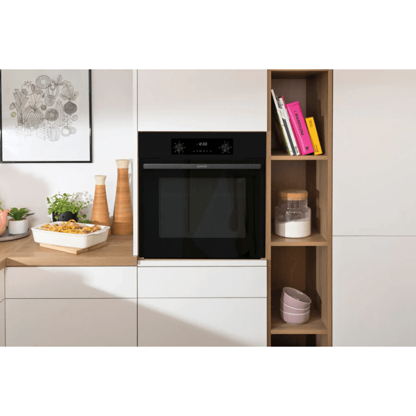 Built-In Electric Oven Gorenje BO635E1B, 1600W, 61L, Black