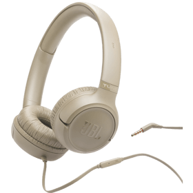 Headset JBL JBLT530BEG Tune 530, Wired, 3.5mm, Beige