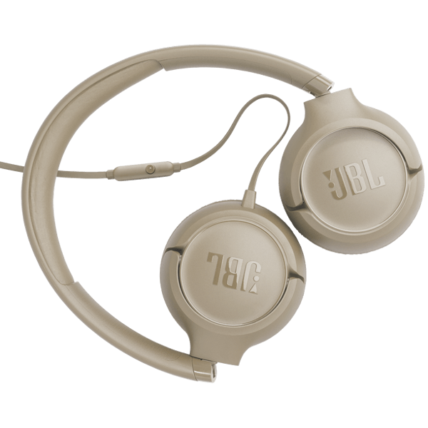 Headset JBL JBLT530BEG Tune 530, Wired, 3.5mm, Beige