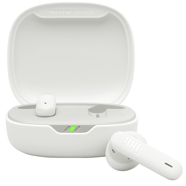 Earbuds JBL JBLWFLEX2WHT Wave Flex 2, Wireless, Bluetooth, IP54, White