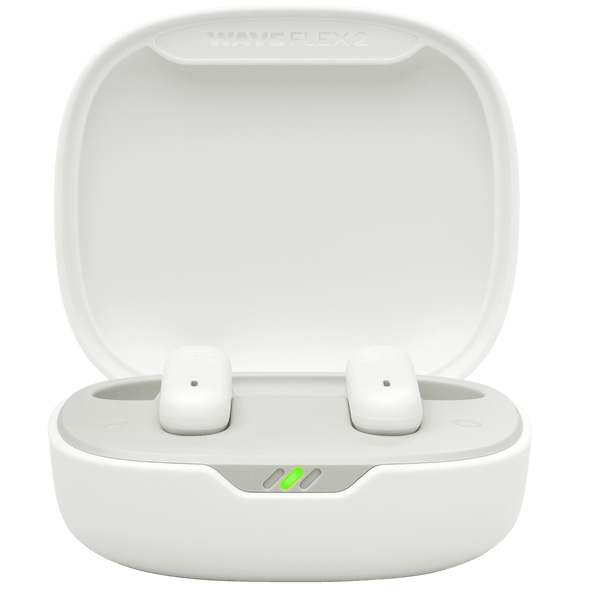 Earbuds JBL JBLWFLEX2WHT Wave Flex 2, Wireless, Bluetooth, IP54, White
