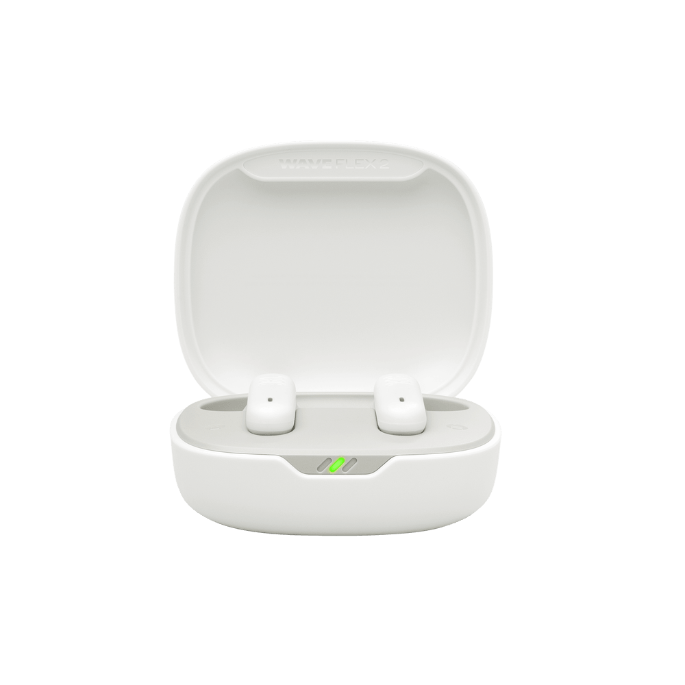 Earbuds JBL JBLWFLEX2WHT Wave Flex 2, Wireless, Bluetooth, IP54, White