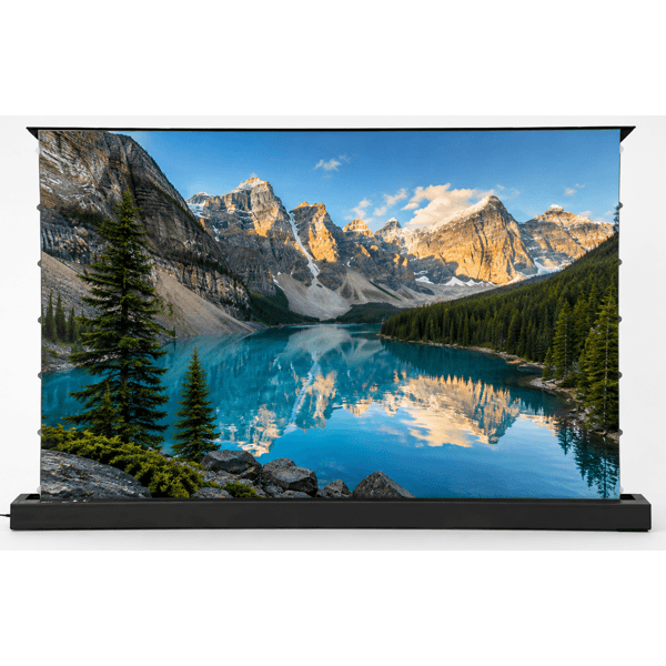 პროექტორის ელექტრო ეკრანი AllScreen CMF100HBC, MOTORIZED FLOOR RISING SCREEN, 221x124CM, 100", 16:9, ALR, WITH REMOTE CONTROL