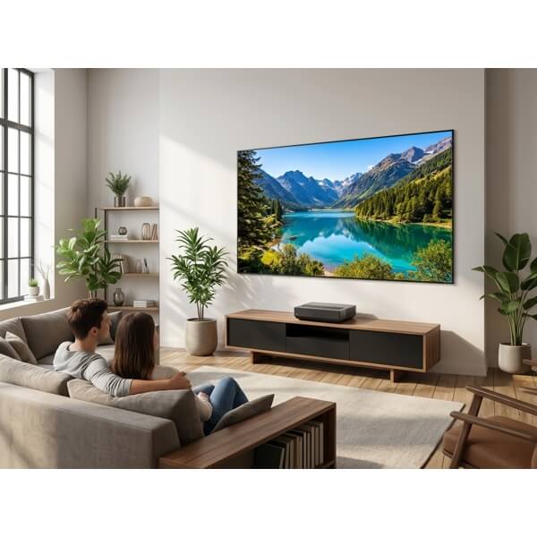 პროექტორის ეკრანი Allscreen CNF110HFS, ULTRA THIN BEZEL SCREEN, 243x137CM, 110", 16:9, ALR, High Brightness