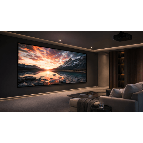 პროექტორის ეკრანი Allscreen CNF110HFS, ULTRA THIN BEZEL SCREEN, 243x137CM, 110", 16:9, ALR, High Brightness