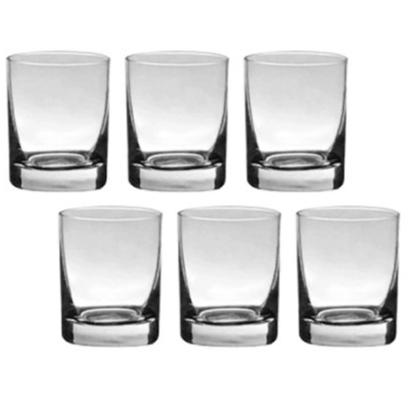 Vodka Glass Set Bohemia Barline, 6Pcs, 0.06l, Transparent