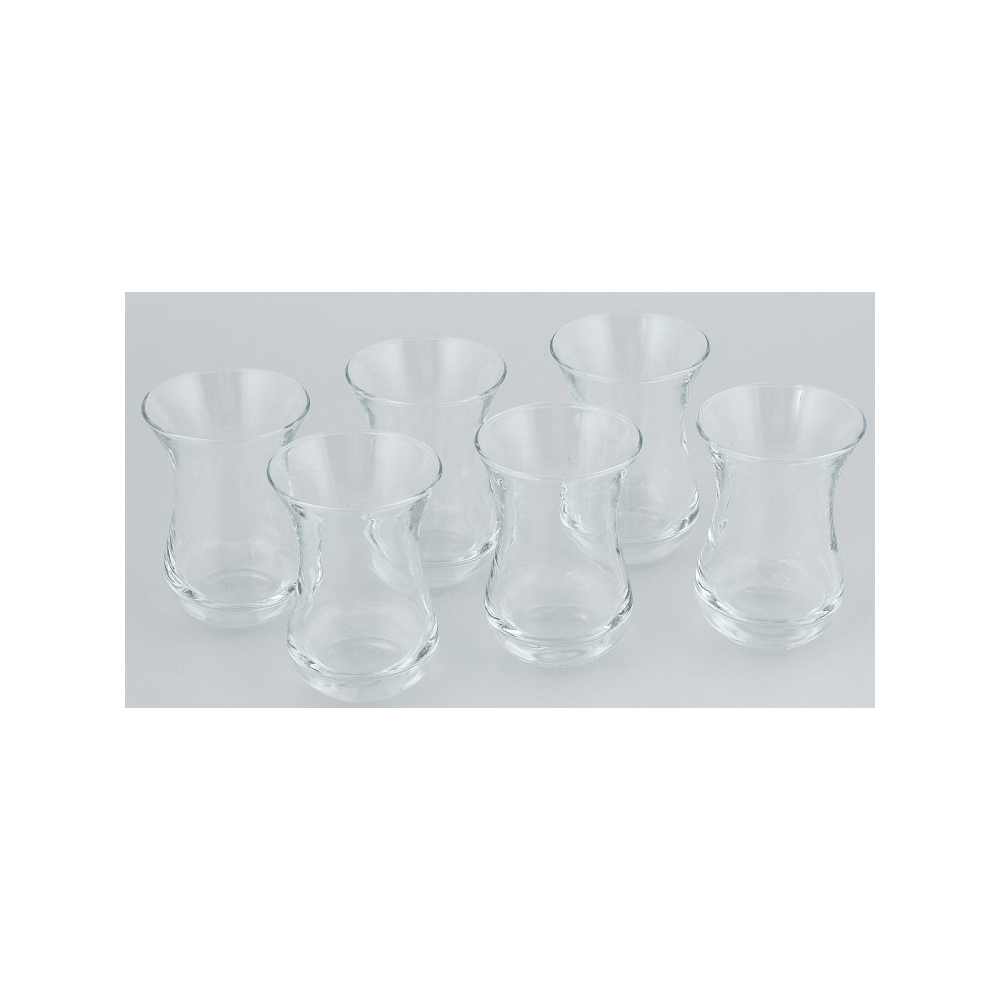 Glass Set Pasabahce Tea & Coffee, 6Pcs, 0.14L, Transparent