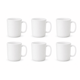 Tea Glass Set La Opala Diva 18658701, 6Pcs, White