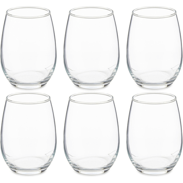 Glass Set Pasabahce (Amber) 9420725, 6Pcs, Transparent