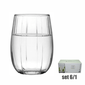 Glass Set Pasabahce 9420302-4, 6Pcs, Transparent