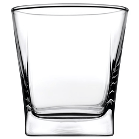 Whiskey Glass Set Pasabahce Carre 64336, 6Pcs, Transparent