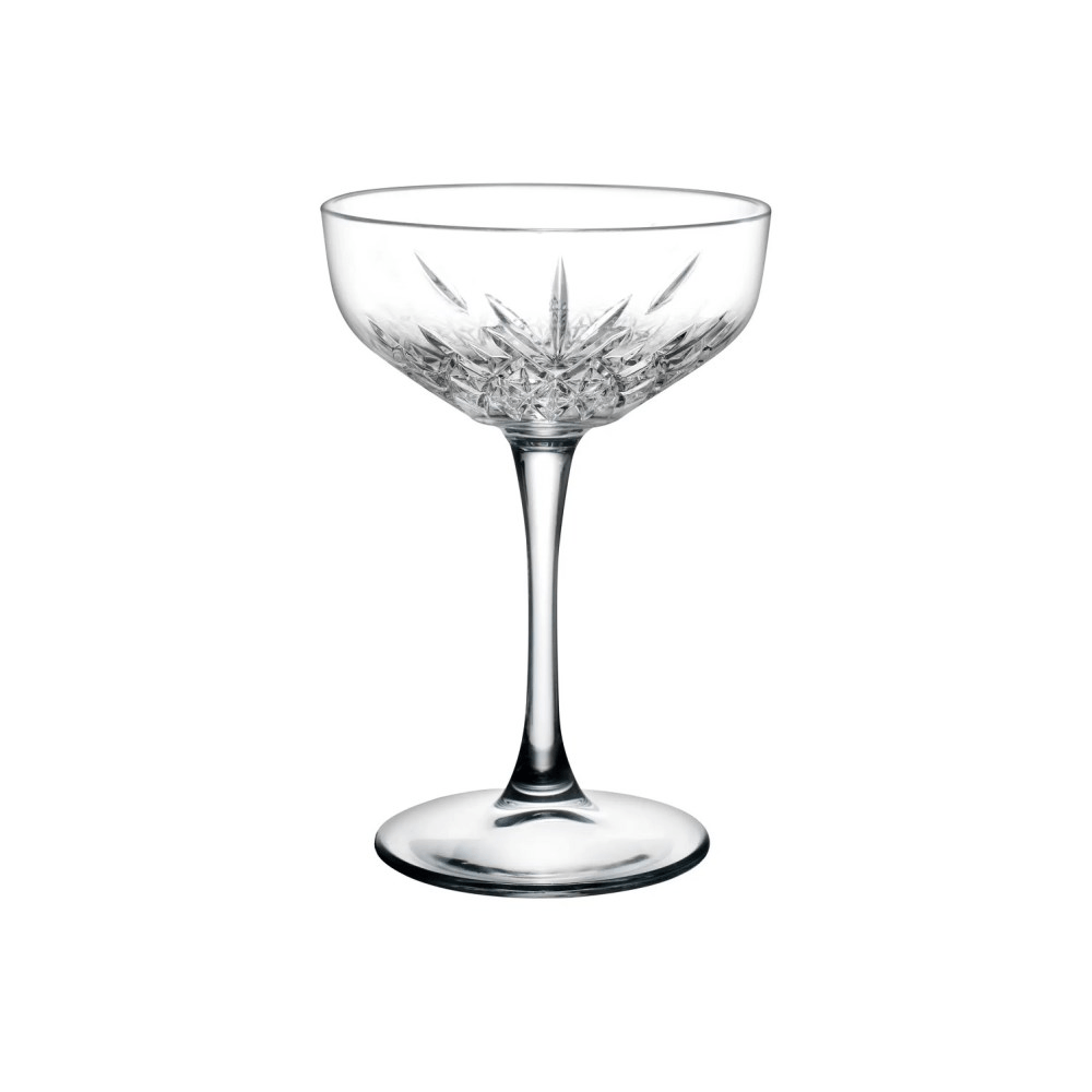 შამპანურის ჭიქების ნაკრები Pasabahce TIMELESS 9440236, 4Pcs, Champagne Glass Set, Transparent
