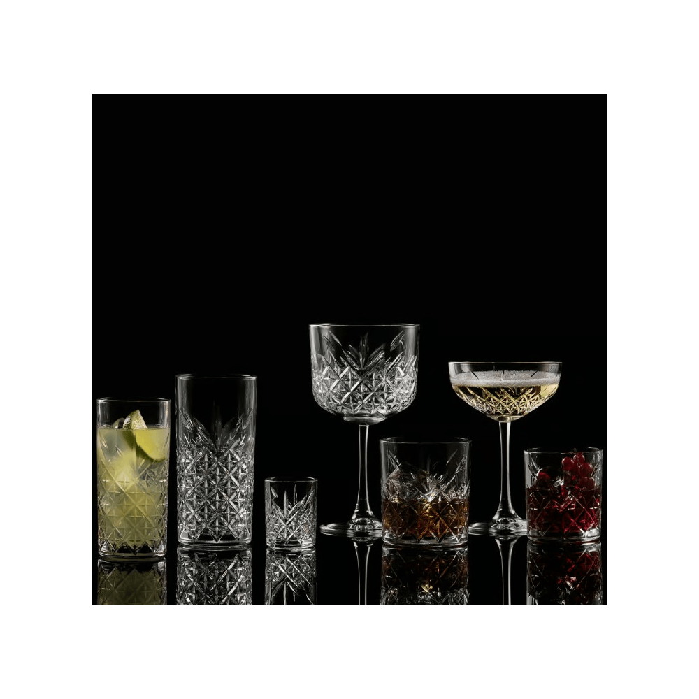 Champagne Glass Set Pasabahce TIMELESS 9440236, 4Pcs, Transparent