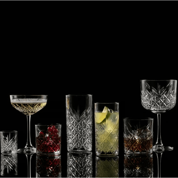 Champagne Glass Set Pasabahce TIMELESS 9440236, 4Pcs, Transparent