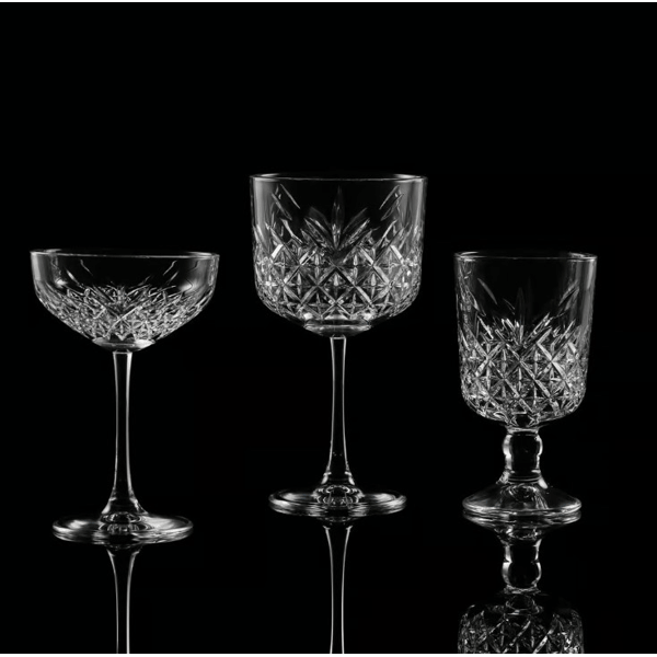 Champagne Glass Set Pasabahce TIMELESS 9440236, 4Pcs, Transparent