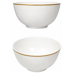 სალათის თასი OEM ZR2534, 21cm, Salad Bowl, White
