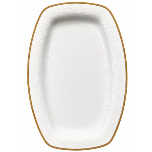 თეფში სერვირებისთვის OEM ZR2529, Serving Plate, White