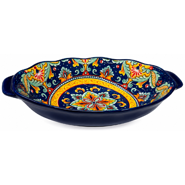 თეფში სერვირებისთვის OEM ZR2511, Serving Plate, Blue