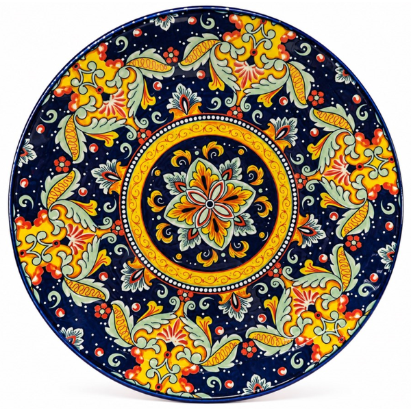 თეფში OEM ZR2501, 26cm, Plate, Blue