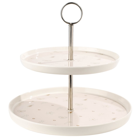 ნამცხვრის ლანგარი OEM 330821, 23/25cm, Cake Platter, White