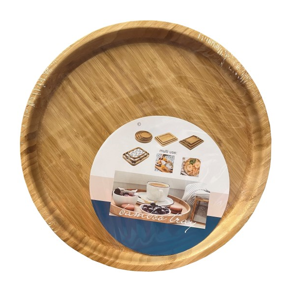 სერვირების თეფში OEM MG-980, 35cm, Serving Plate, Brown
