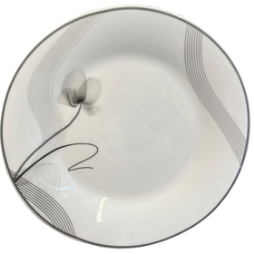 სადილის თეფში Ronig 18653063, 25cm, Dinner Plate, White