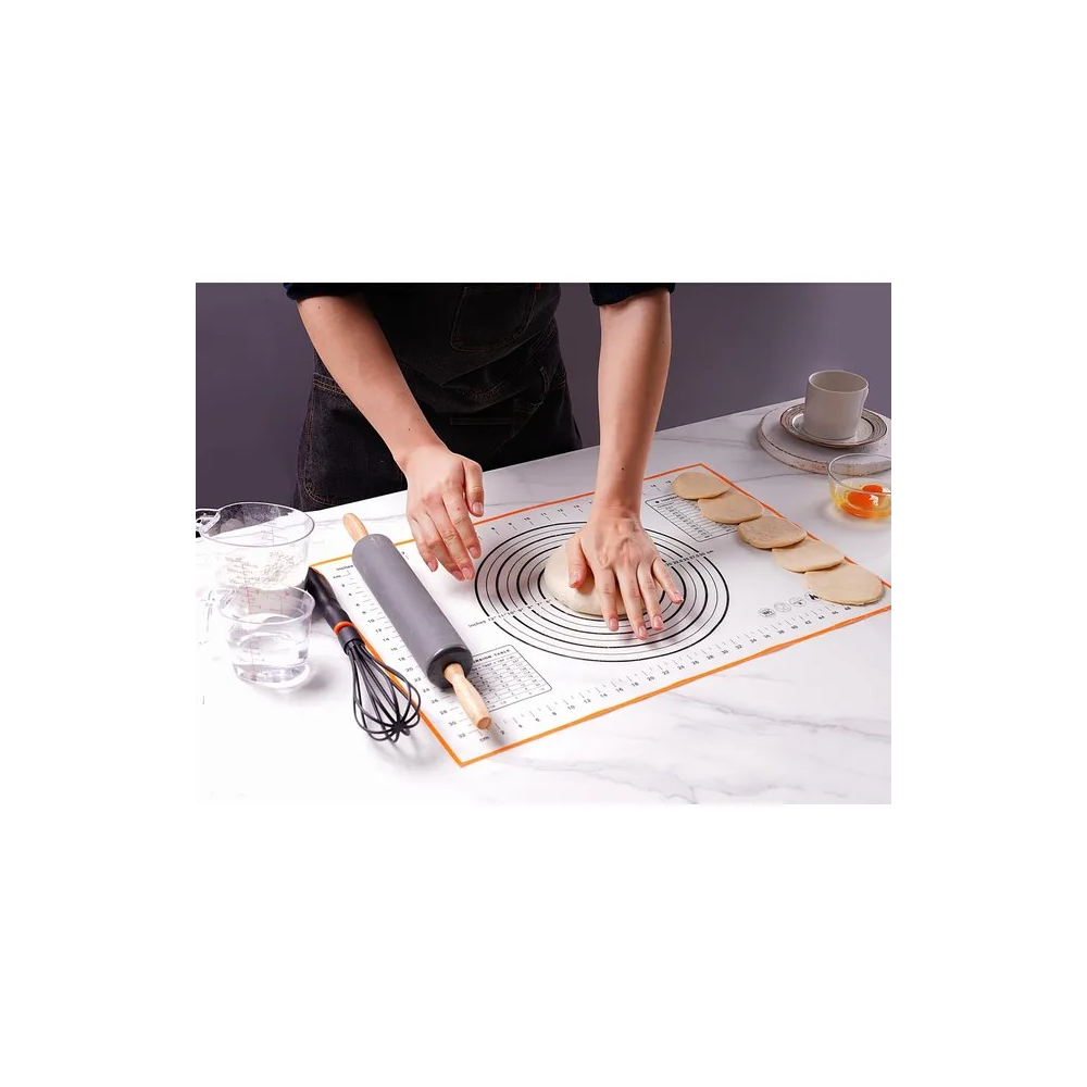 Silicone Baking Mat With Measurements Ronig BS40556, White