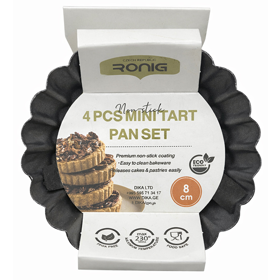 საცხობი ფორმა Ronig CB3029-8, Baking Form, Dark Grey