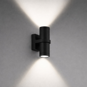 ბაღის სანათი  2x5W  IP54 შავი SH-W202363-2