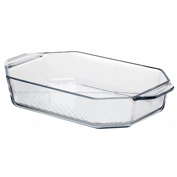 BORCAM 18657678, Heat-resistant Tray, Transparent