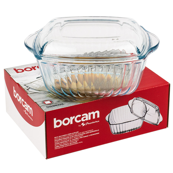 Heat-resistant Tray BORCAM 59029, Transparent