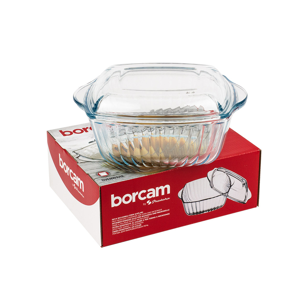 Heat-resistant Tray BORCAM 59029, Transparent