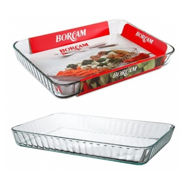 Heat-resistant Tray BORCAM 959204, Transparent