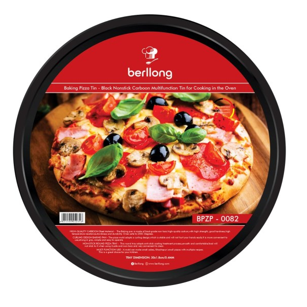 Pizza Baking Form Berllong BPZP-0082, Silver