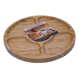 Serving Plate OEM MG-1230, 25cm, Brown