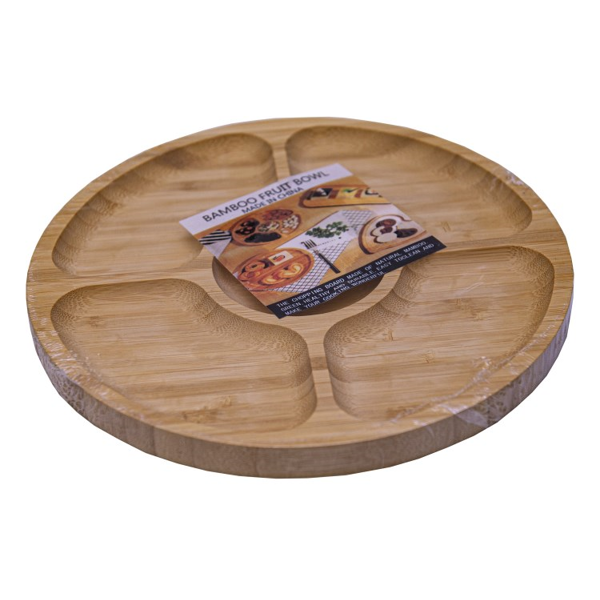Serving Plate OEM MG-1230, 25cm, Brown