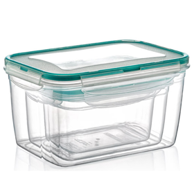 Set Of Food Storage Containers Irak Plastik Fresh box LC-350, 3Pcs, Transparent