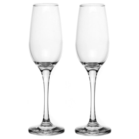Glass Of Champagne PASABACHE AMBER 94402953, 2Pcs, Transparent