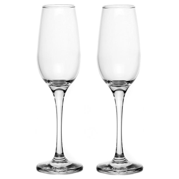 Glass Of Champagne PASABACHE AMBER 94402953, 2Pcs, Transparent